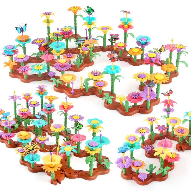 Thumbnail: Flower Garden Building Set