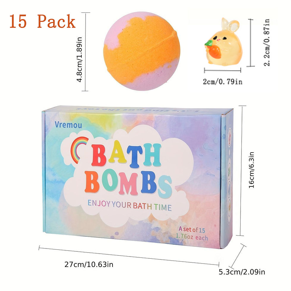 Thumbnail: 15Pack/24Pack Bath Bombs for Kids with Surprise Inside, Natural Organic Kids Bub