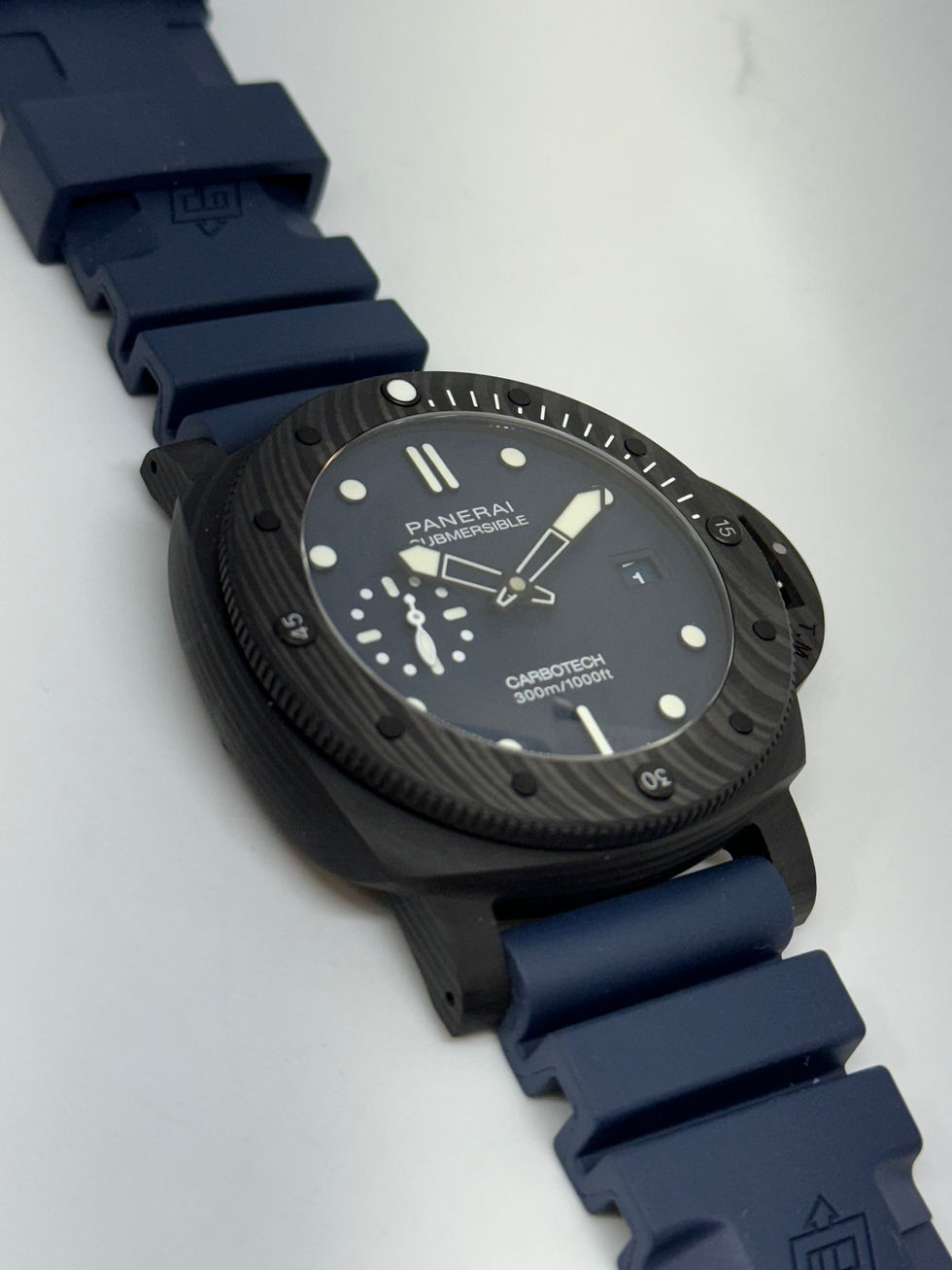 Miniatura: Panerai Sumersible Quaranta Quattro Carbotech Azul Abisso PAM01232 Swiss
