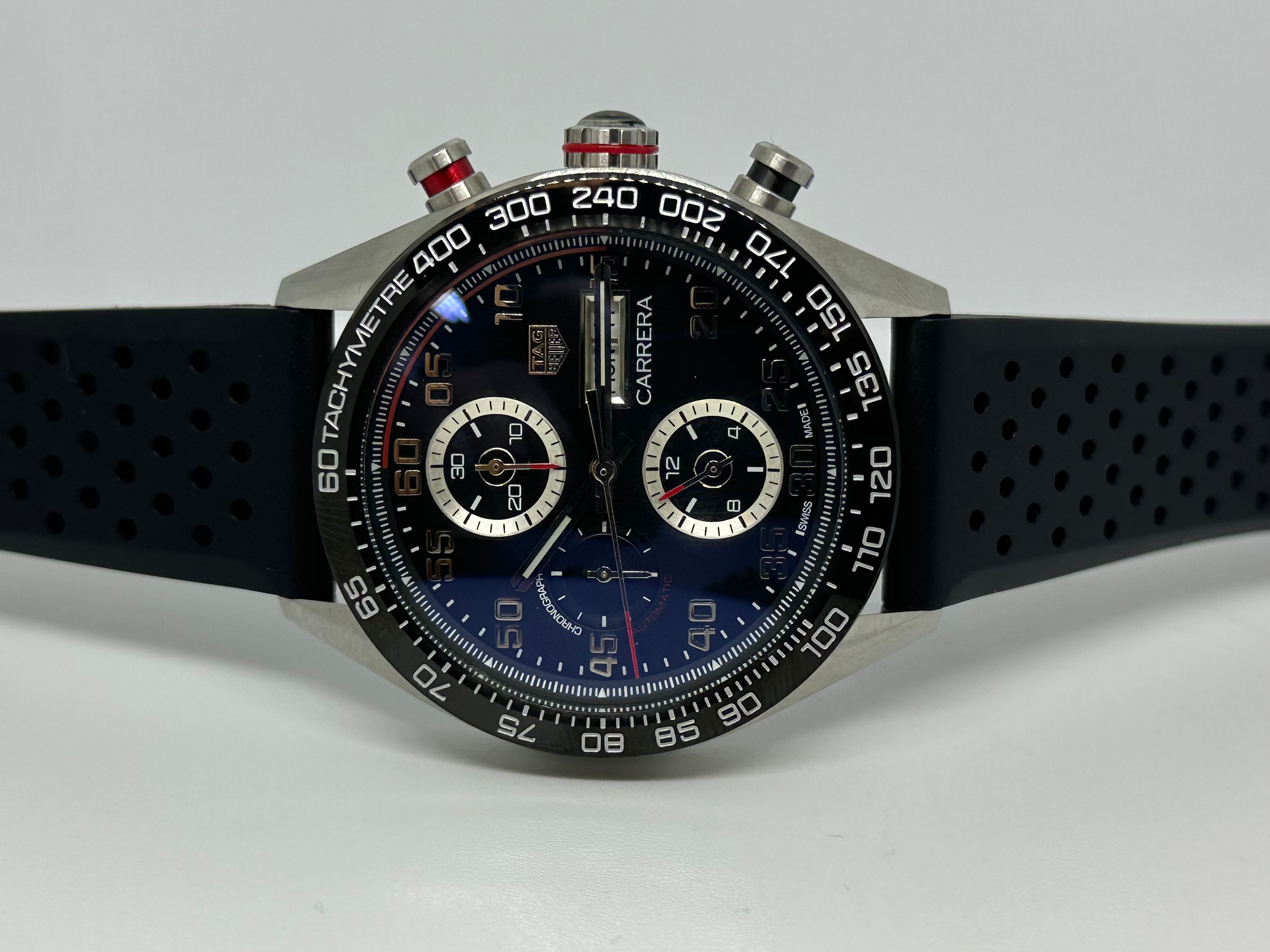 Tag Heuer Carrera Day Date Rubber Strap