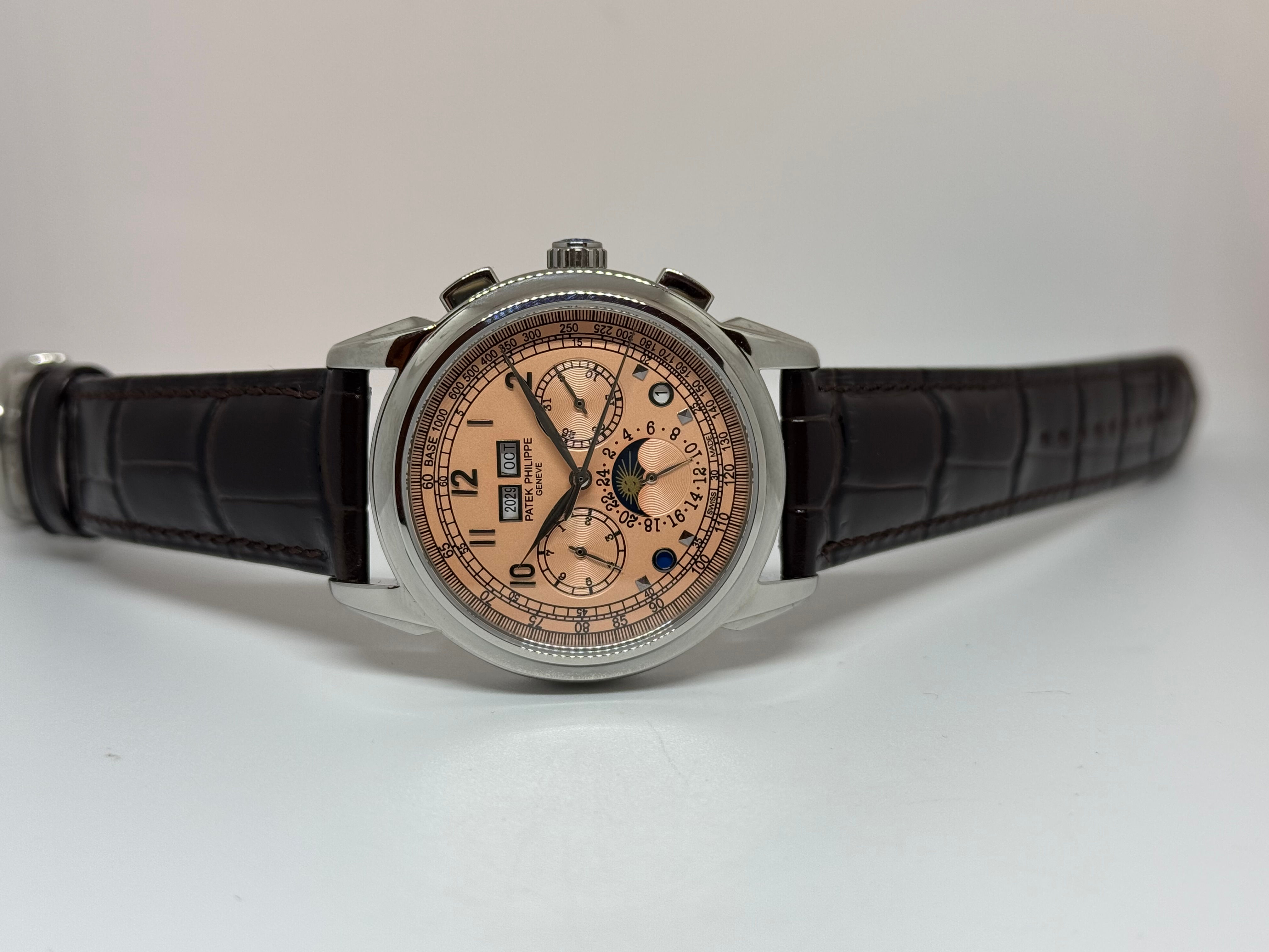 Pp Platino Calendario Perpetuo 41mm