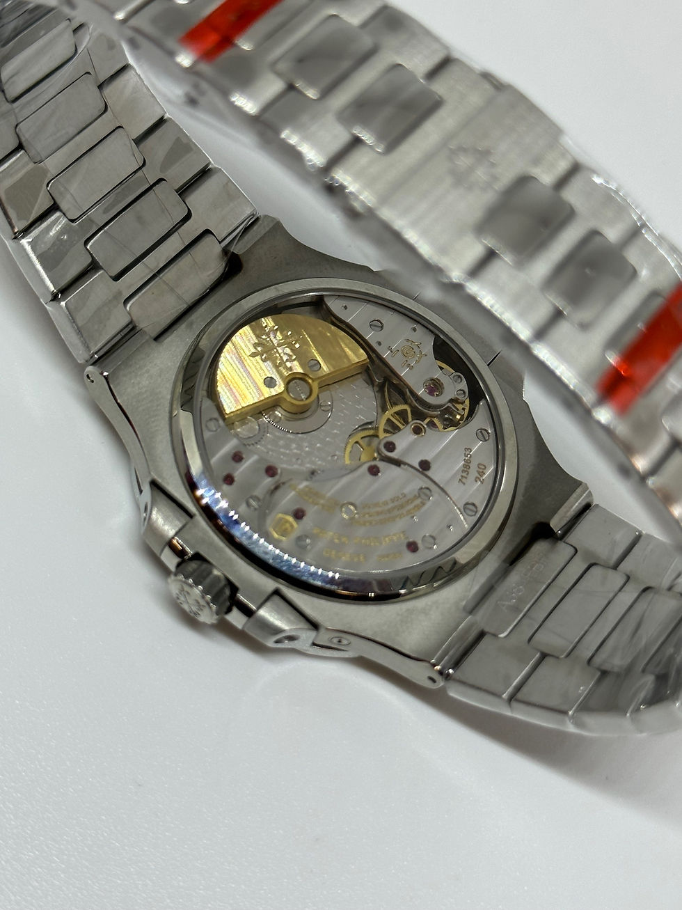 Miniatura: Patek Philippe Nautilus Moon Phase Calendar Blue Dial SWISS