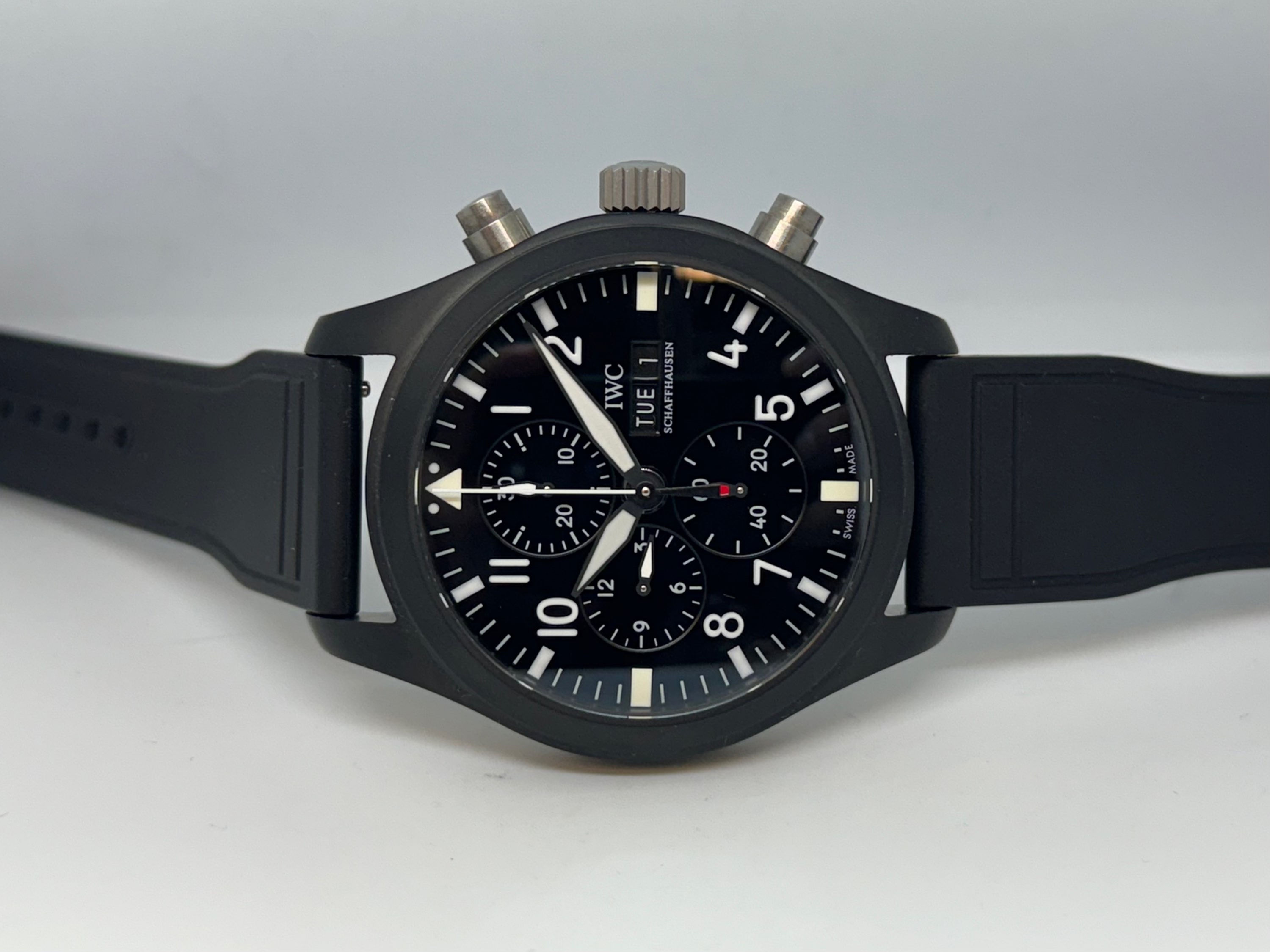 Iwc Schaffhausen Pilot Top Gun All Black