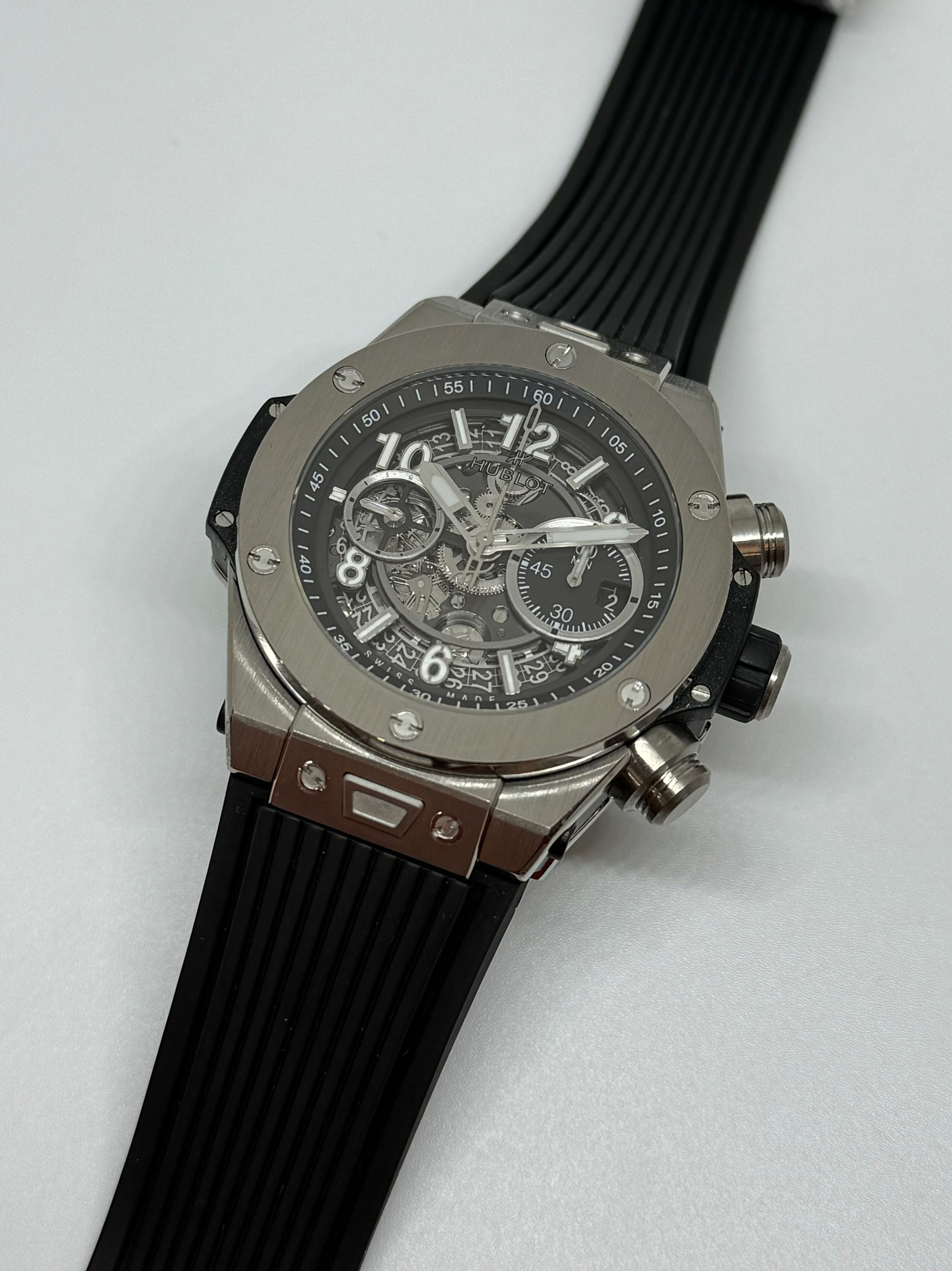 Hublot Big Bang Unico Silver Black Dial Swiss