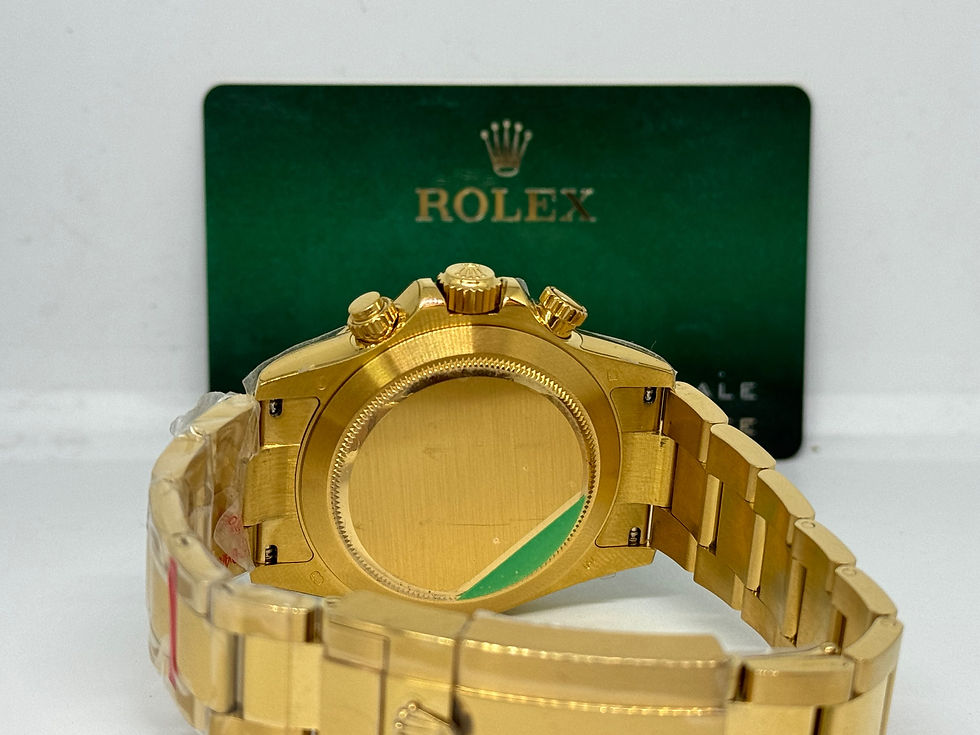 Miniatura: Rolex Daytona Cosmograph Gold Black Dial Suizo