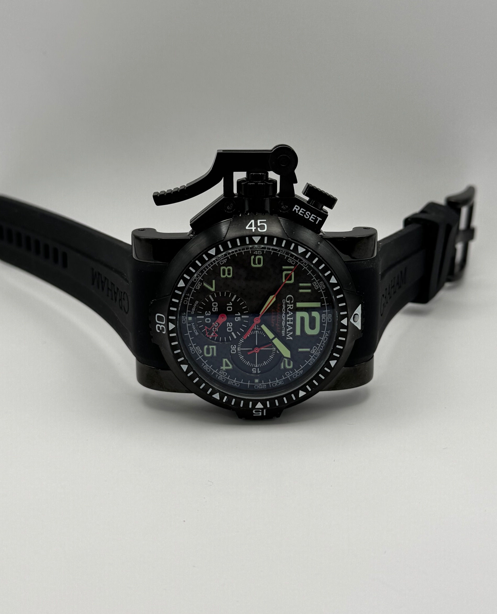 GRHM Chronofighter Oversize Superlight Carbon Dial All Black