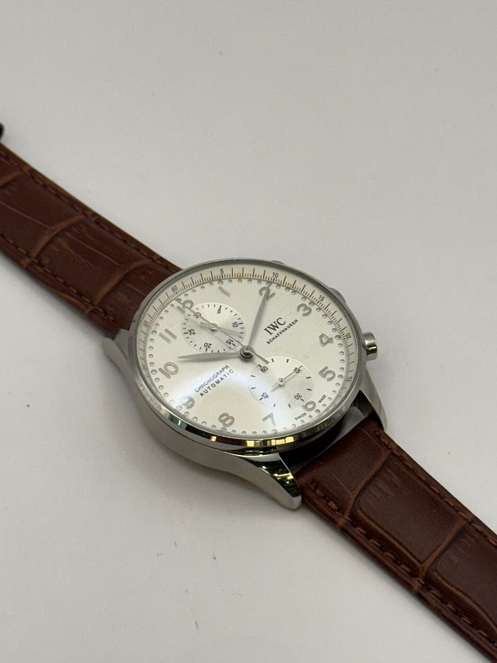 Miniatura: Iwc Schaffhausen Portuguese 41mm White Dial
