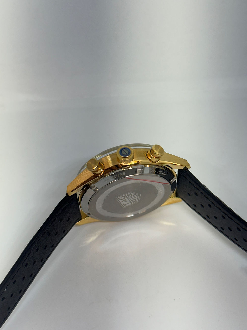 Miniatura: Tag Heuer Carrera Gold Leather Strap