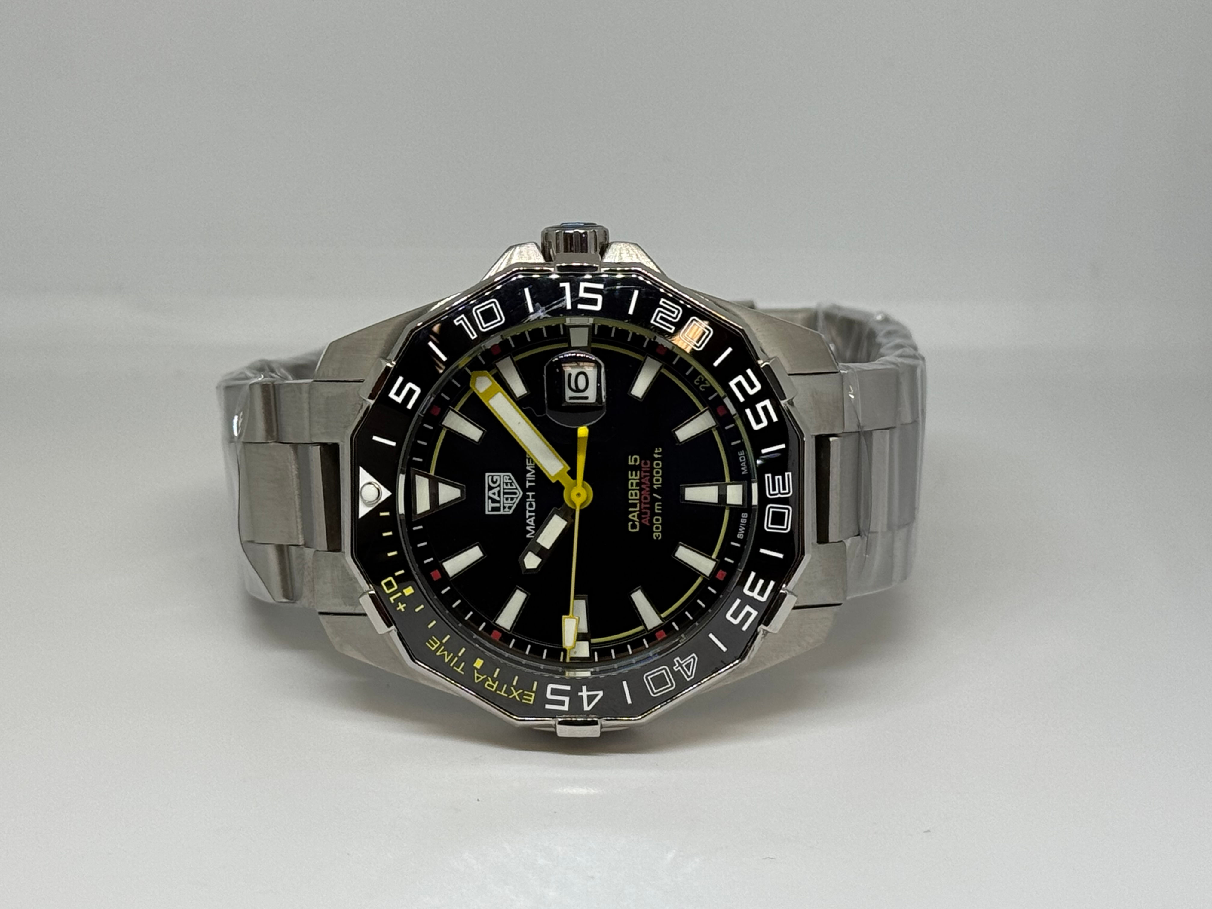Tag Heuer Calibre 5 Match Timer Black Dial