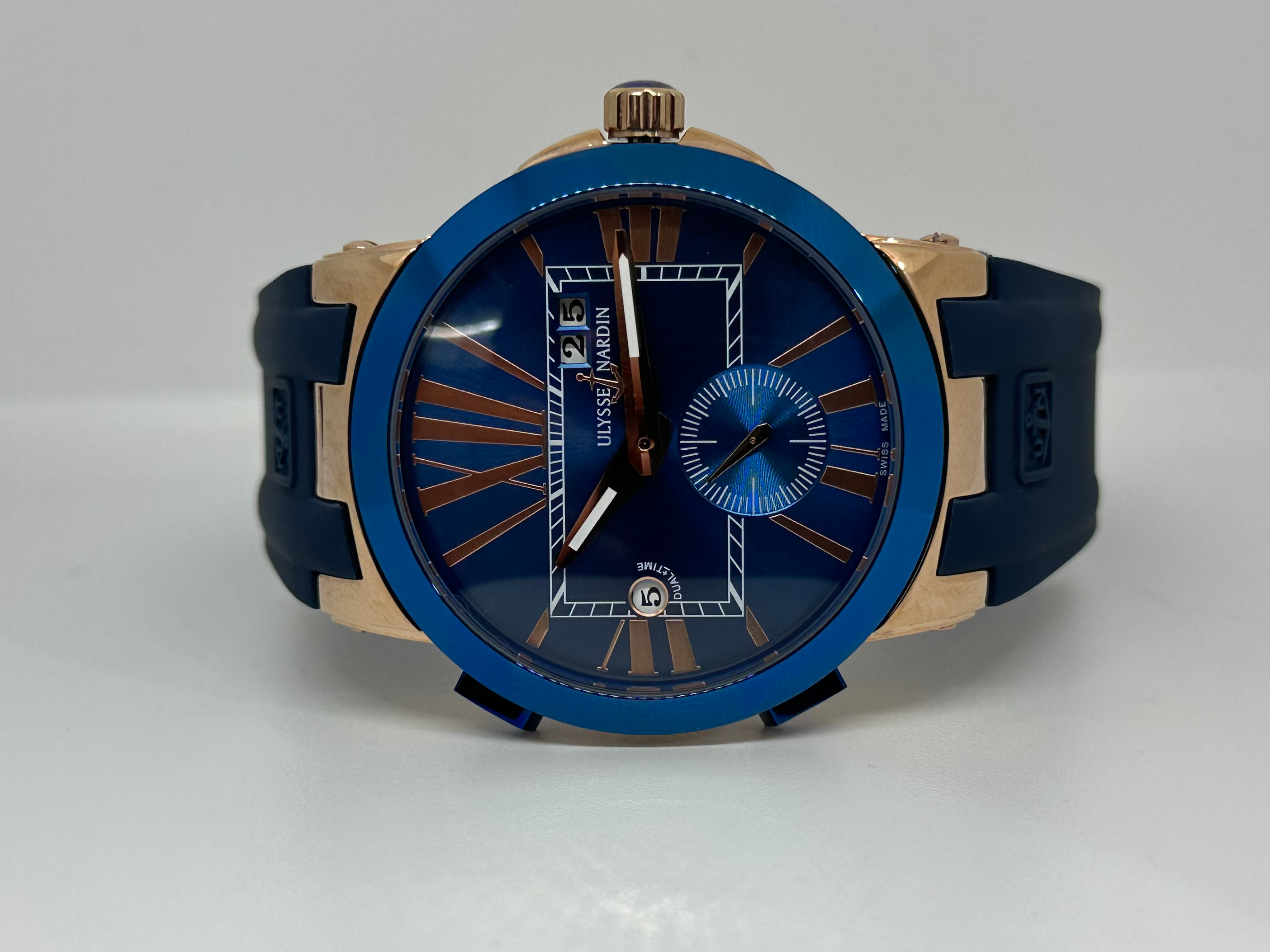 Ulysse Nardin Executive Dual Time Blue