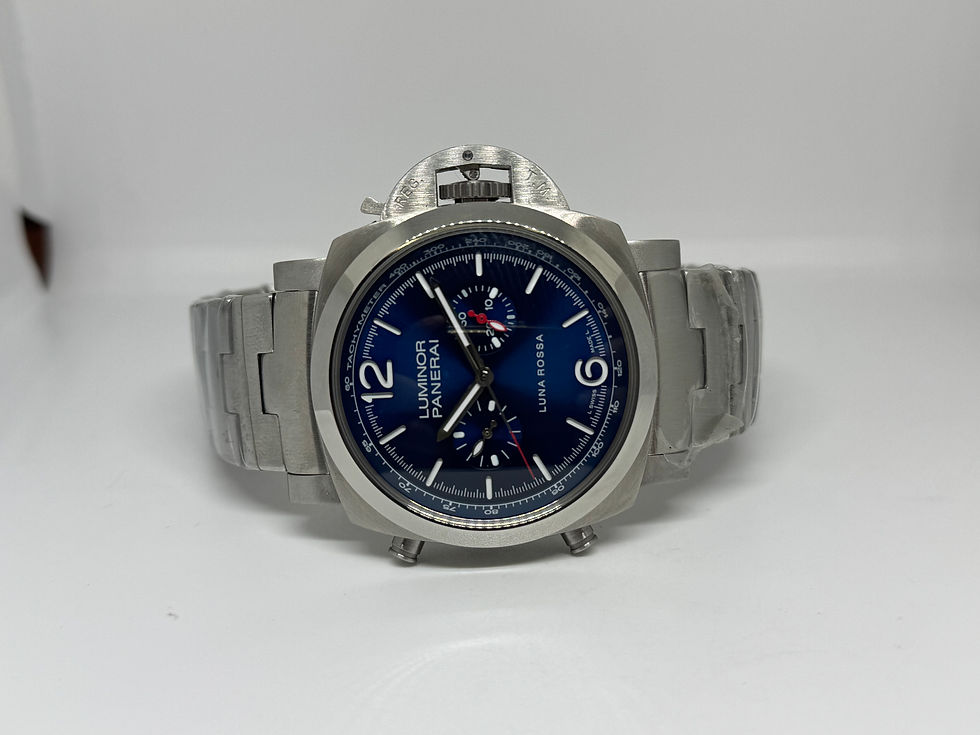Luminor Panerai Chronograph Luna Rossa Blue Dial