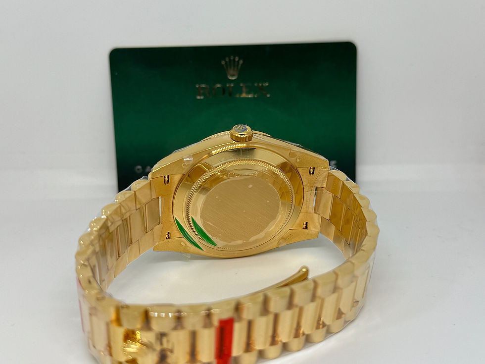 Miniatura: Rolex Day Date Gold Diamond Bezel 40mm