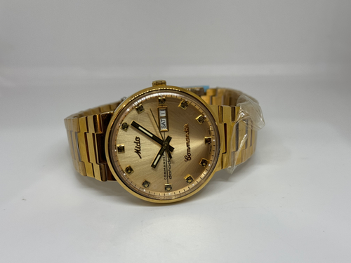Oro Reloj Mido Swiss 18k Mido Ocean Star Powerwind Vintage