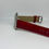 Miniatura: Cartier Santos Dumont White Dial Leather Red Strap