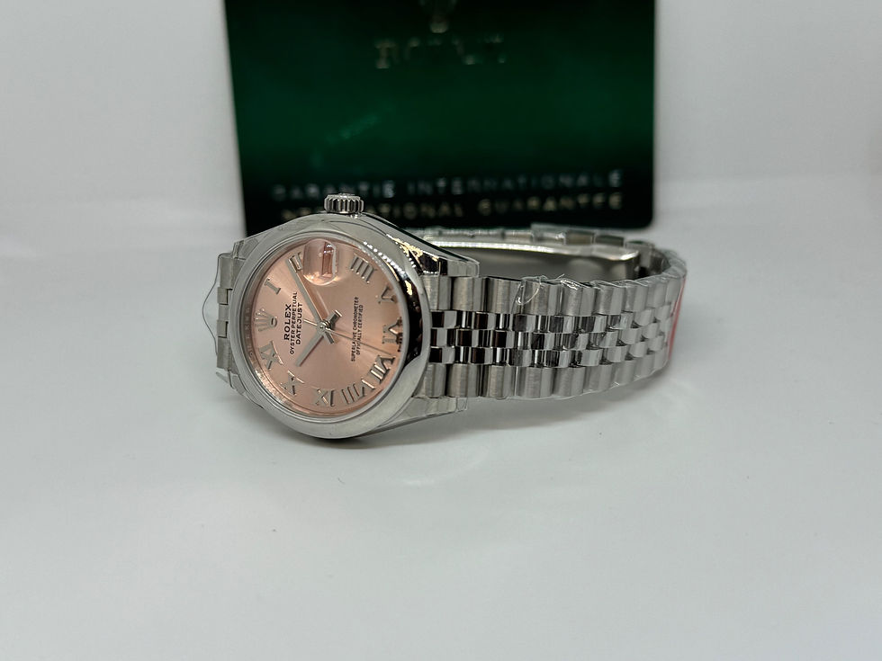 Miniatura: Rolex Date Just Pink Dial Jubile 31mm