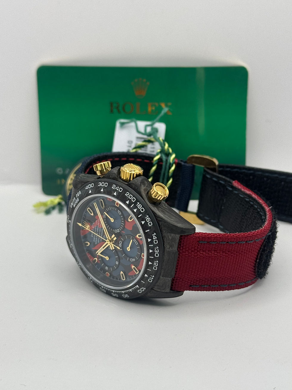 Miniatura: Rolex Daytona DiW Carbon Military Red