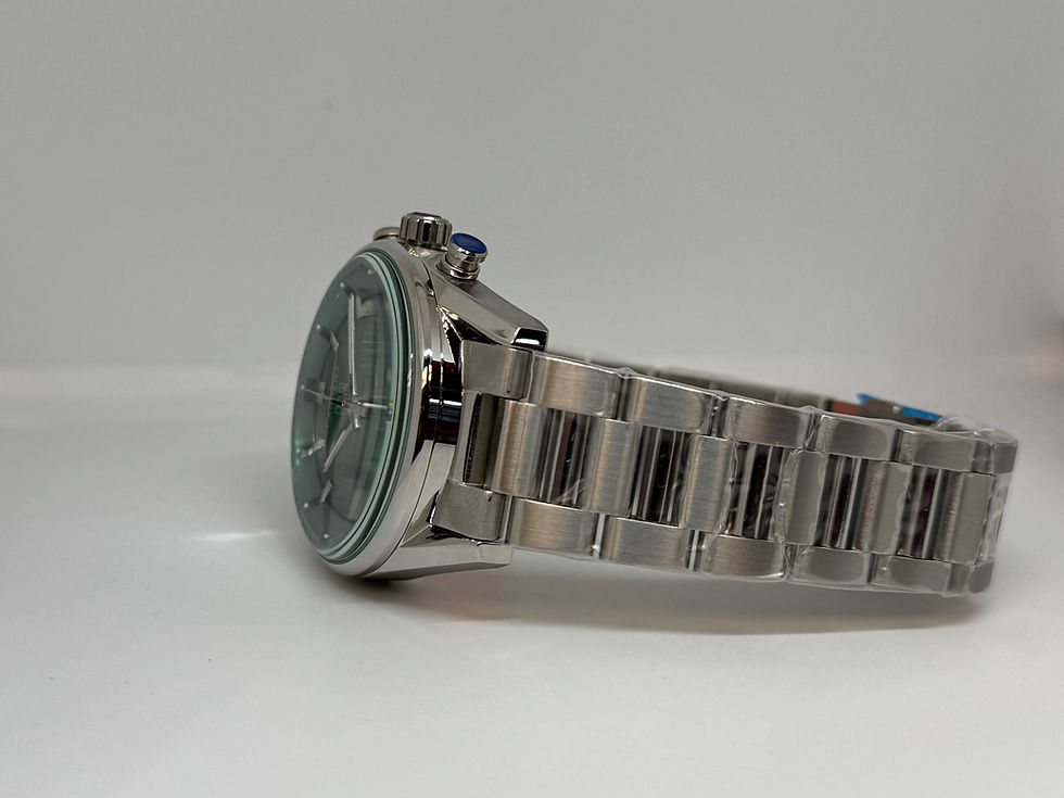 Miniatura: Tag Heuer Carrera Glassbox Chronograph Green Dial