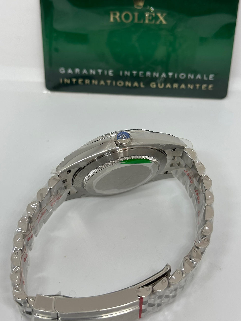 Miniatura: Rolex Date Just 41mm Green Dial Jubile