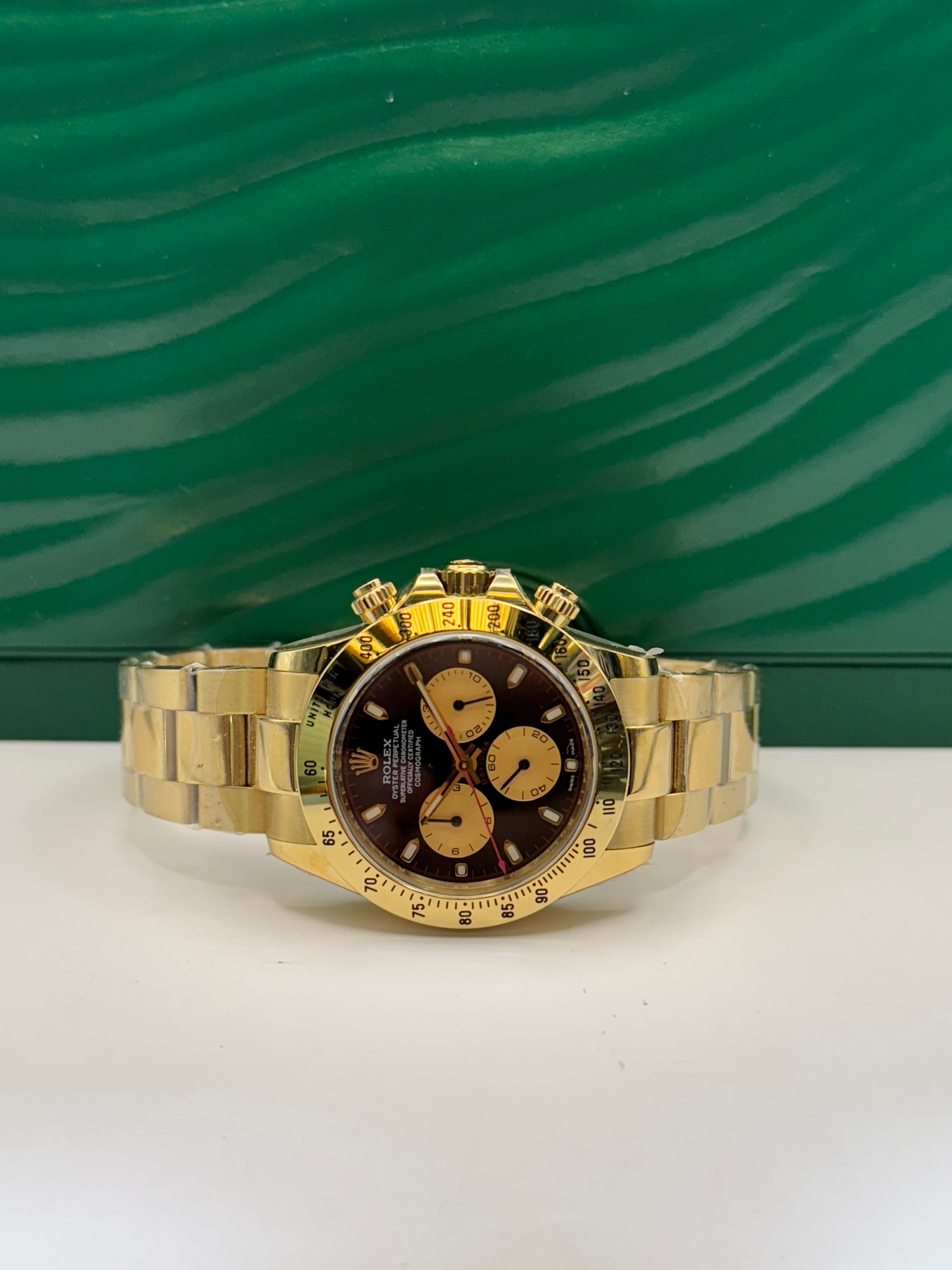 Rolex Daytona Gold Black “Diablo”