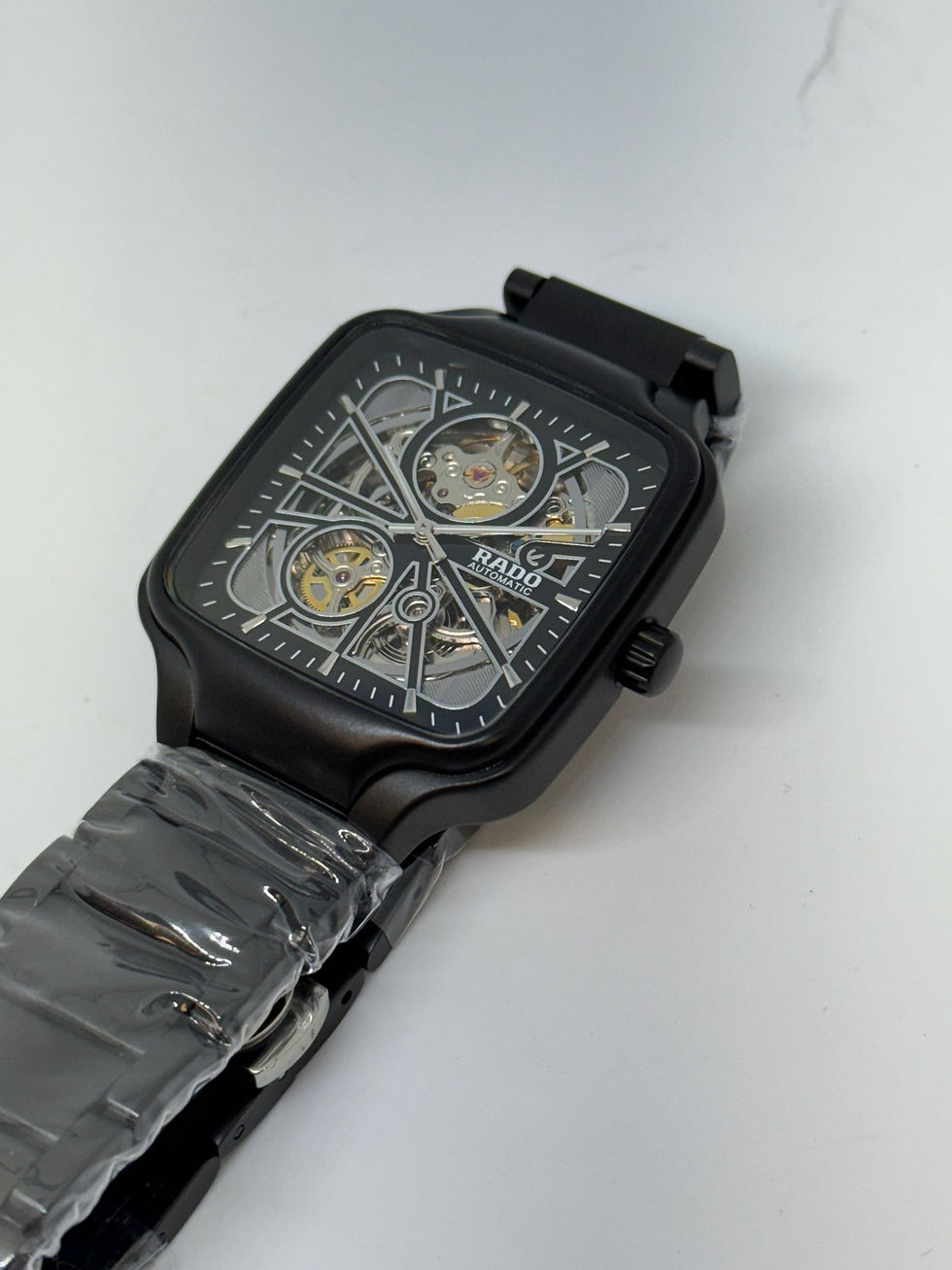Miniatura: Rado True Square Skeleton Black/silver