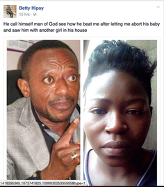 This Girl Claims Pastor Owusu Bempah Impregnated Her, Made Her Abort It And Beat Her On Top Of It
