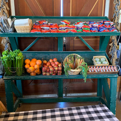 Great snacks on the farm.
