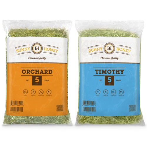 Shop Timothy Hay Natural Orchard Grass for Small Pets at Bunny Honey
