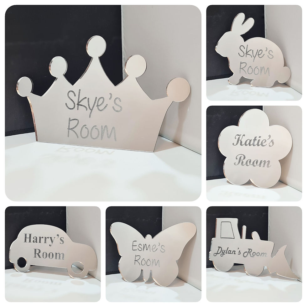 Personalised Bedroom Door Sign