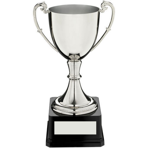 Thumbnail: NICKEL PLATED CUP ON HEAVYWEIGHT BASE