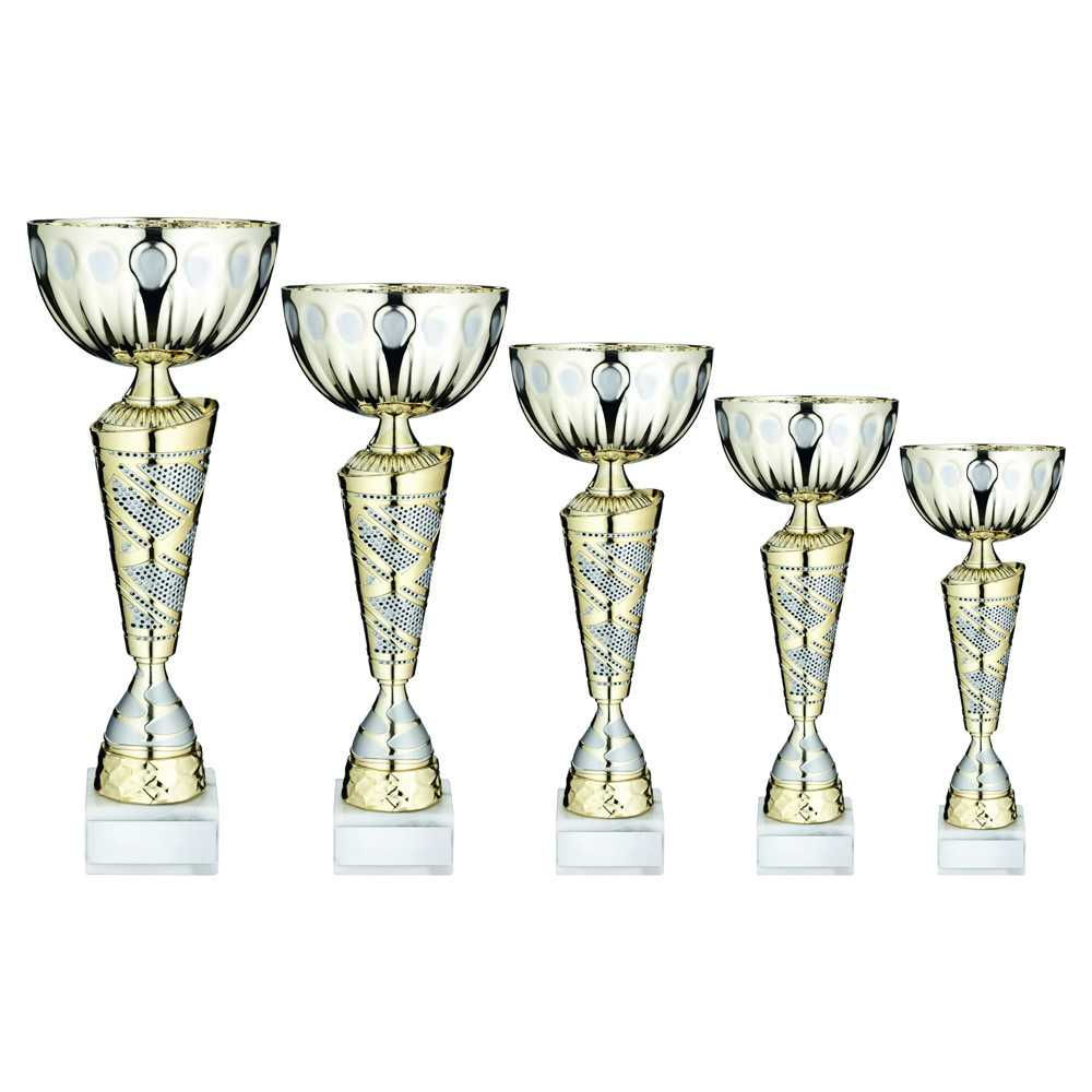 GOLD/MATT SILV TROPHY CUP