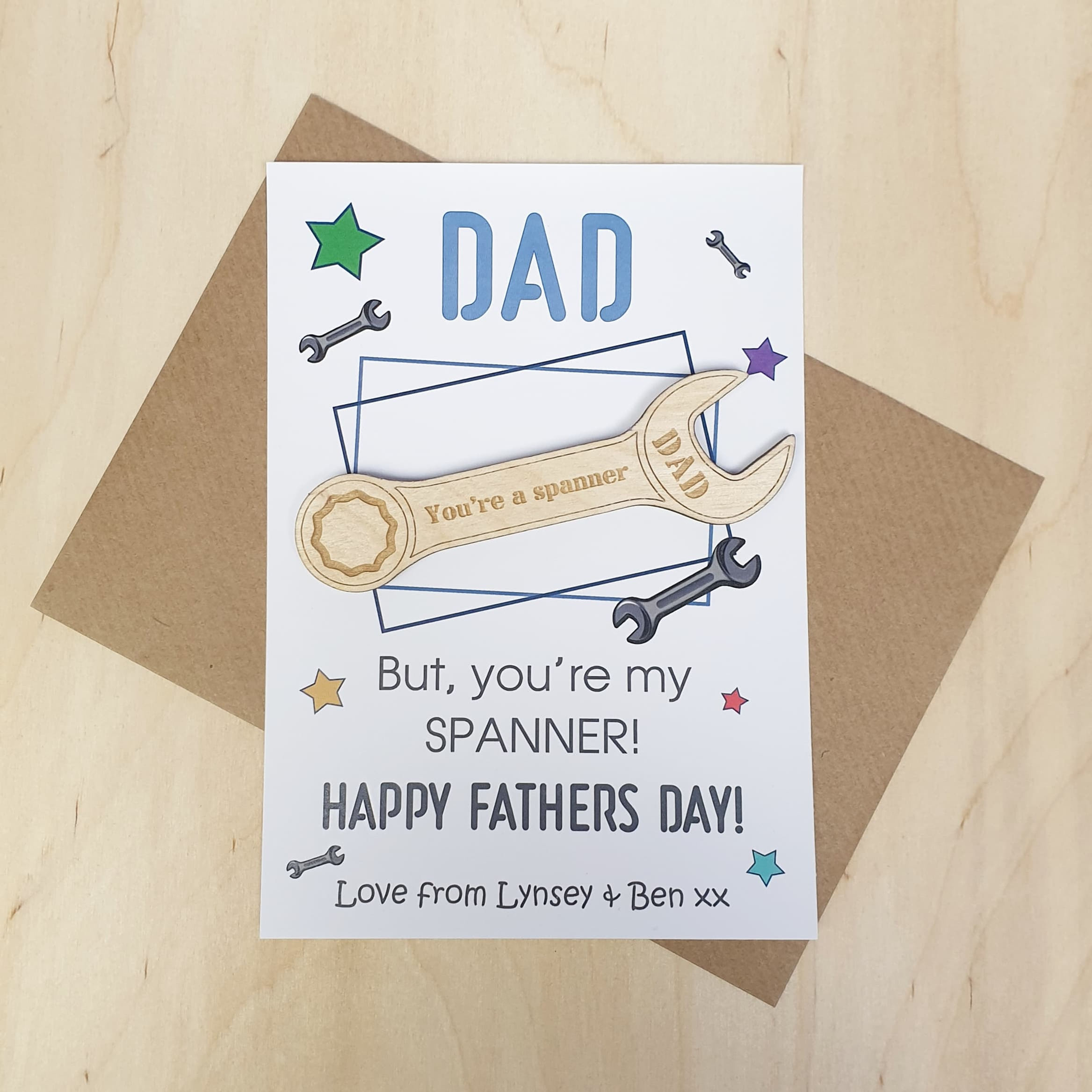 Father's Day Card - You're A Spanner