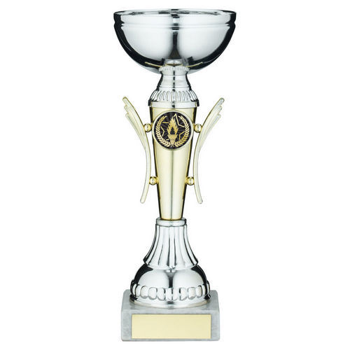 Thumbnail: SILVER/GOLD WINGED TROPHY CUP