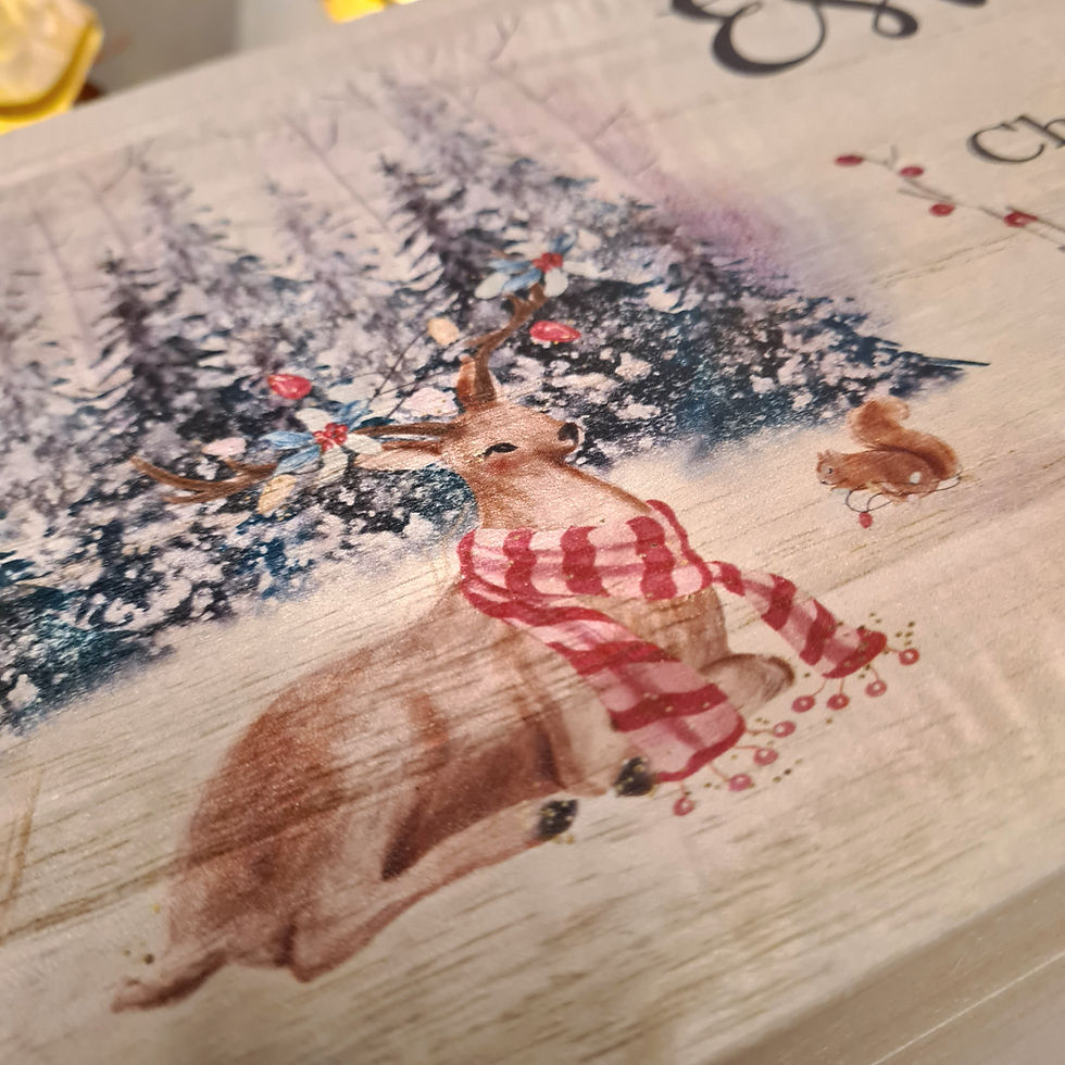 Thumbnail: Personalised Wooden Christmas Eve Box