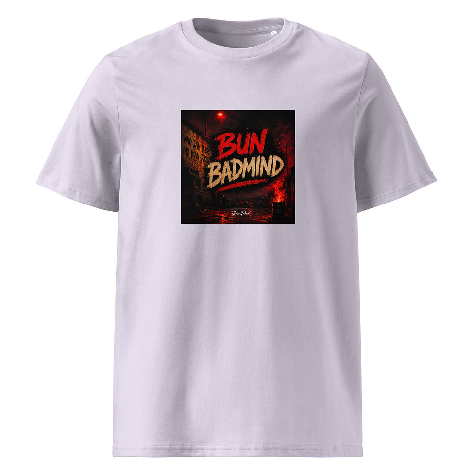 Miniature : Cover Pec Prod - Bun Badmind Dancehall - T-Shirt - Unisex Organic Cotton