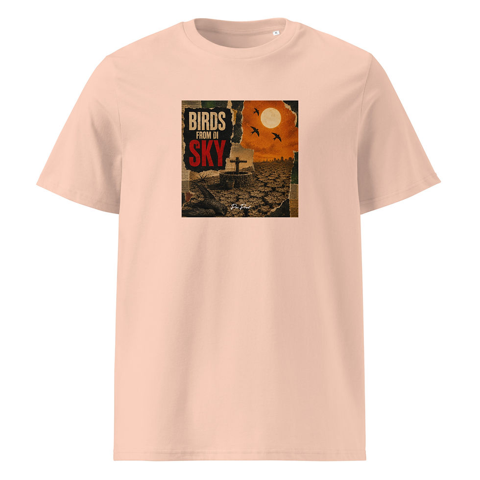 Miniature : Cover Pec Prod - Birds From Di Sky  - T-Shirt - Unisex Organic Cotton