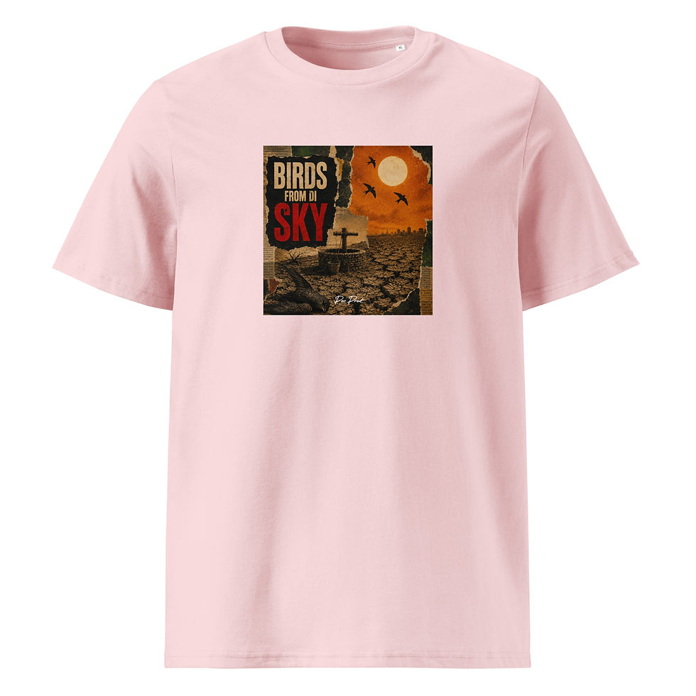 Miniature : Cover Pec Prod - Birds From Di Sky  - T-Shirt - Unisex Organic Cotton