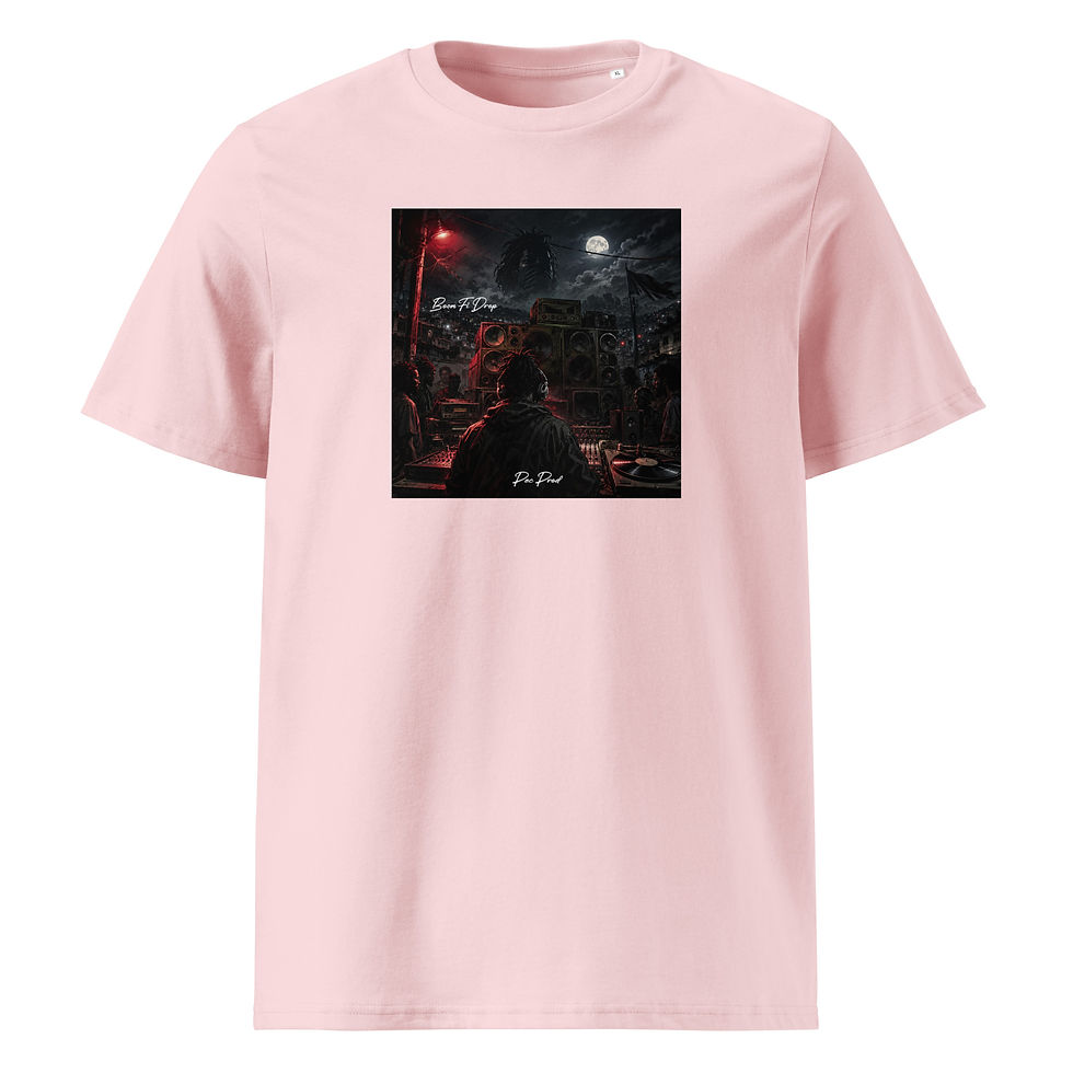 Miniature : Cover Pec Prod - Boom fi drop - T-Shirt - Unisex Organic Cotton