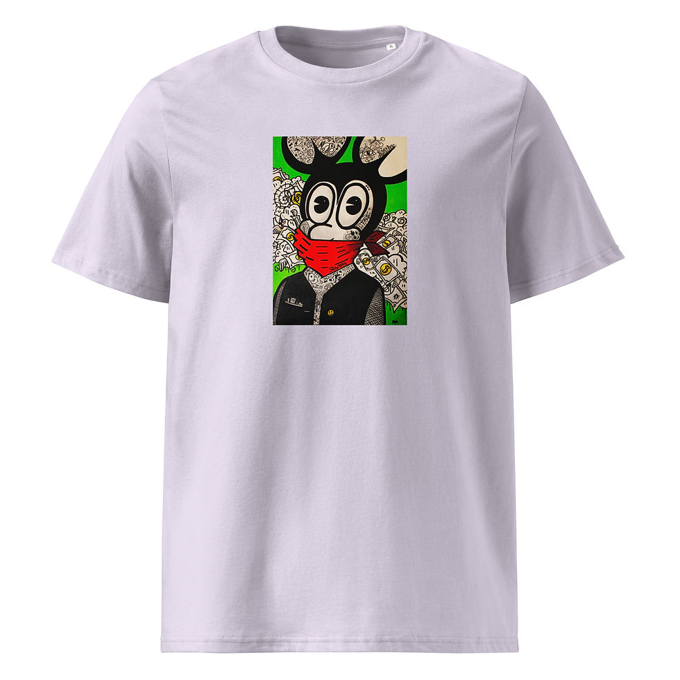 Miniature : Cover Pec Prod - Mickey Thug - T-Shirt - Unisex Organic Cotton