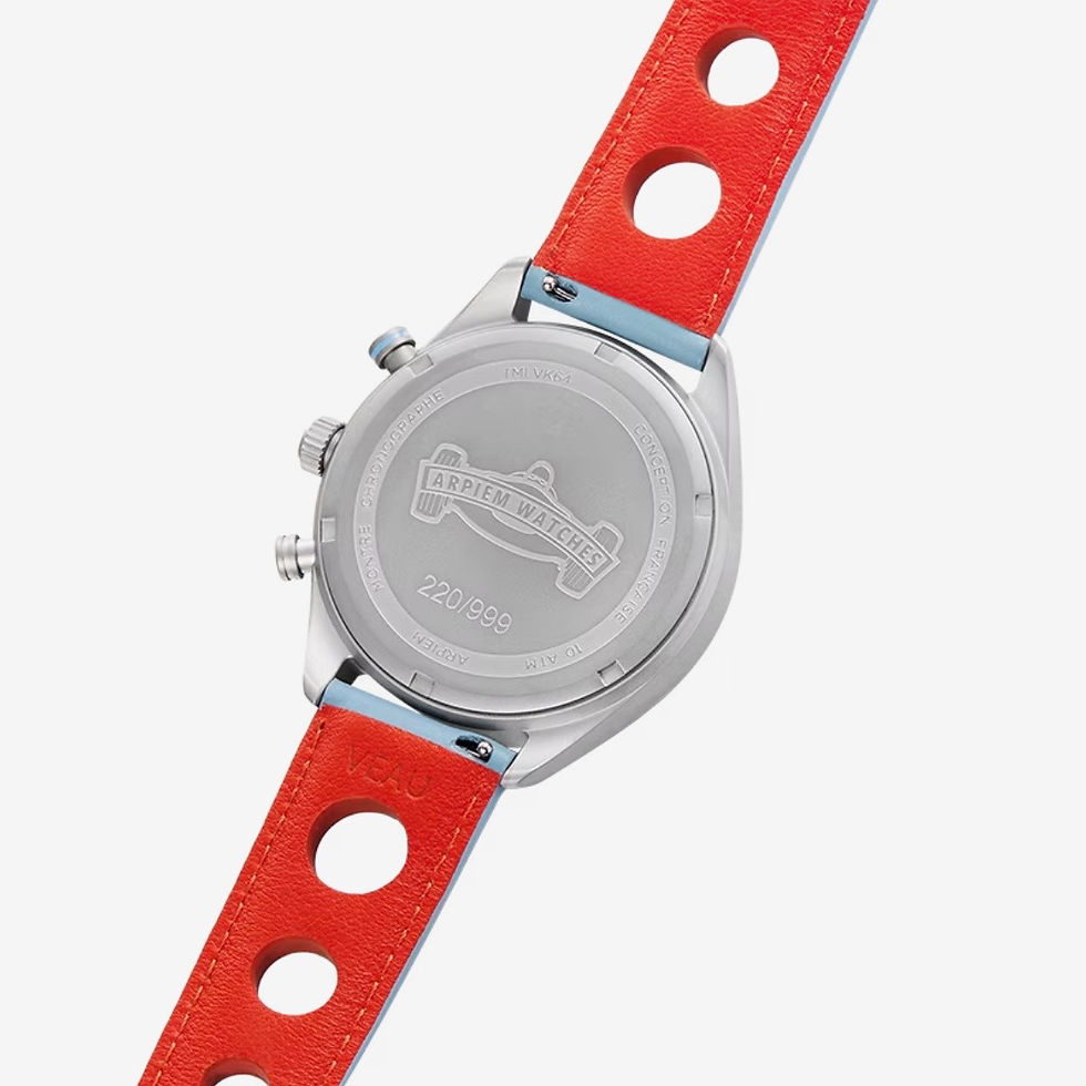 Miniature : Montre Chronographe Arpiem - Tribute TSR 3 Carbone "John Woolfe"