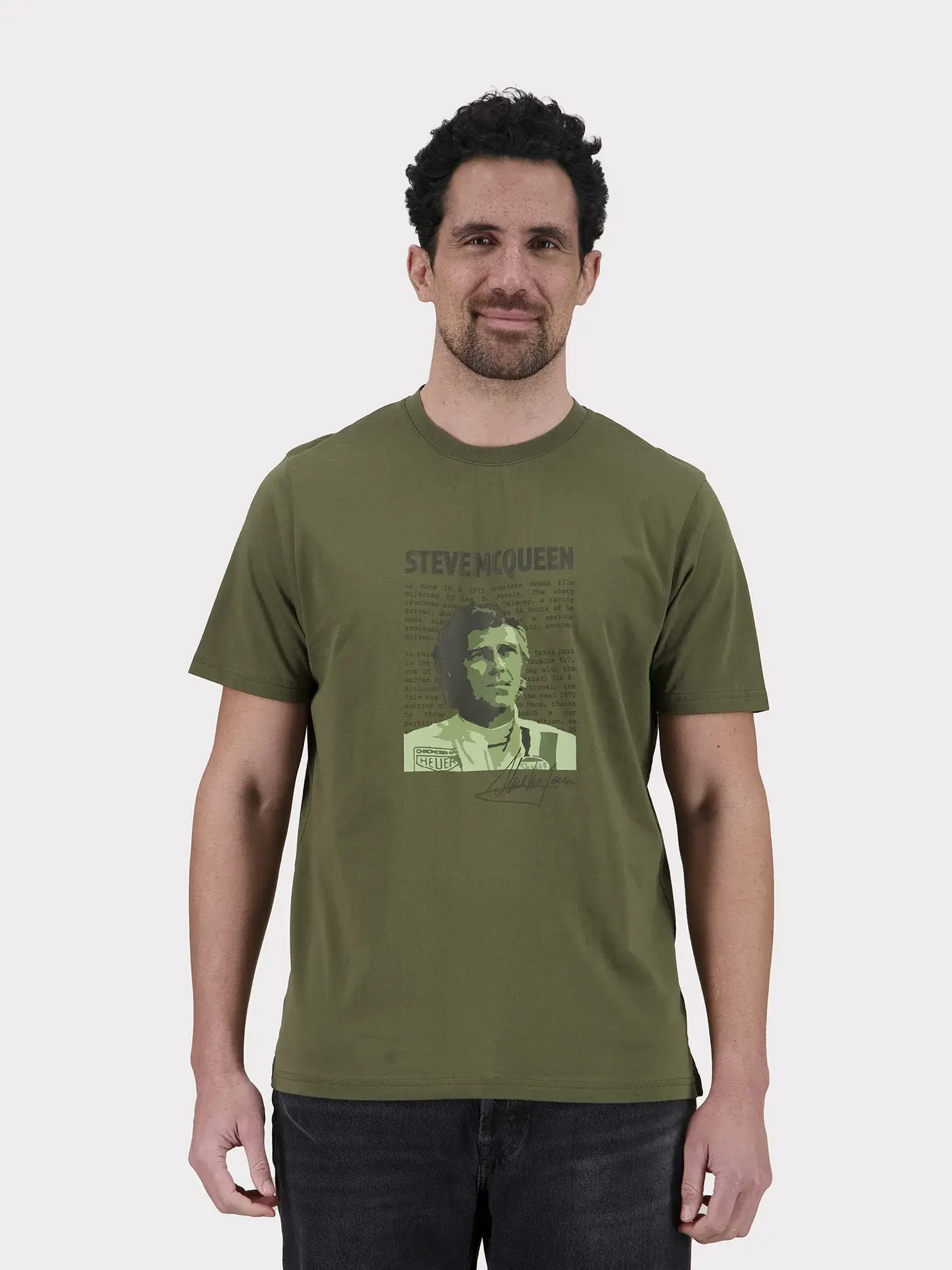 Tee Shirt Le Mans Steve McQueen - Print Movie