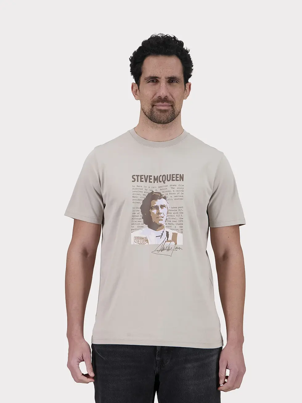 Miniature : Tee Shirt Le Mans Steve McQueen - Print Movie