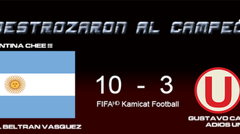 Golean al Campeón !!
ARGENTINA ten Piedad de los Demas ..