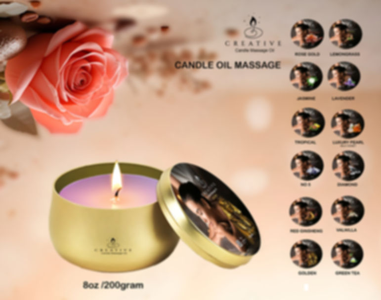 Candle Massage oil 8oz/200gr