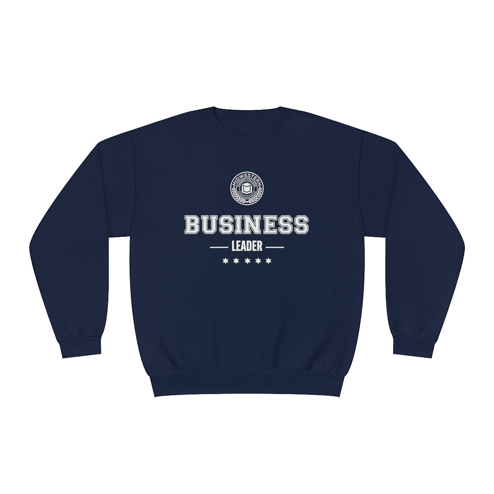 Thumbnail: Unisex NuBlend® Business Crewneck Sweatshirt