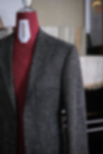 BROWNISH GREY FLANNEL JACKET