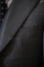 MID-GREY 3-PIECES BIRD-EYES SUIT