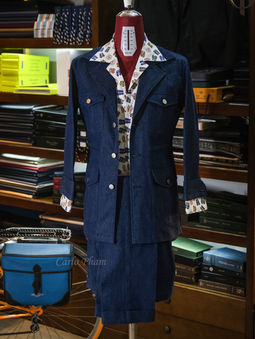 Safari suit chất liệu denim
