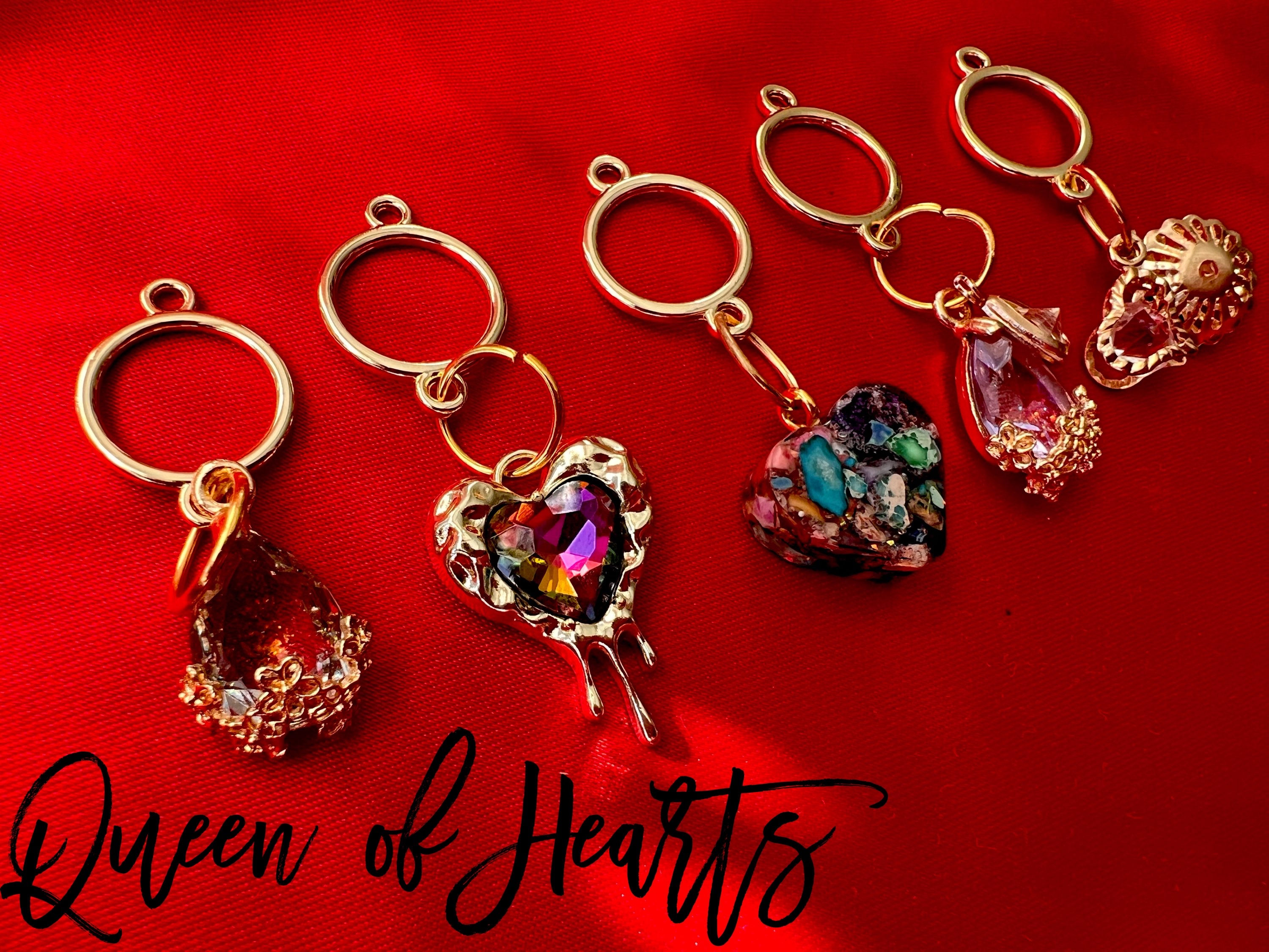 “Queen Of Hearts Loc and Braid Gems