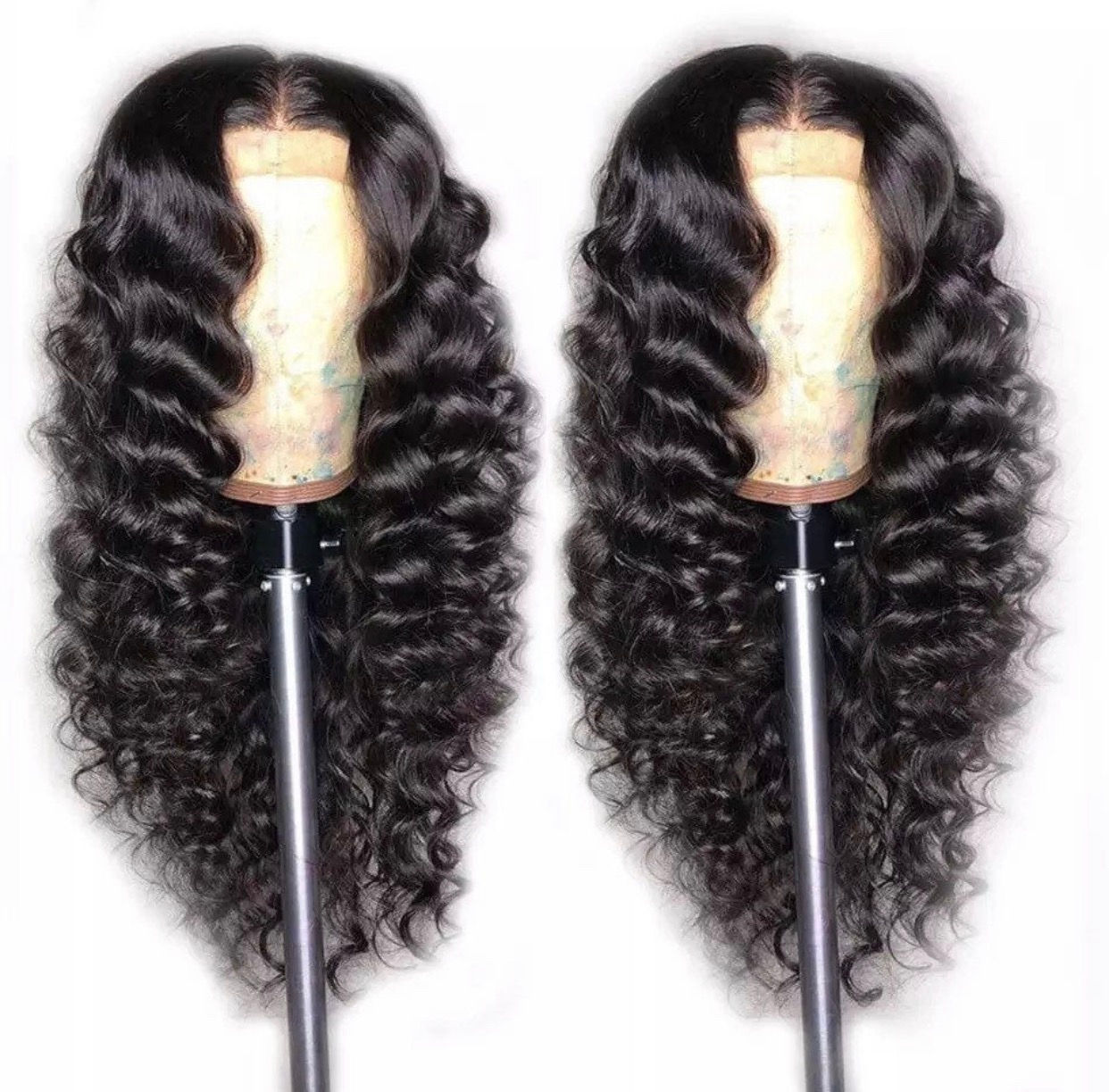 Full Lace Natural Color Human Hair Wig 24”