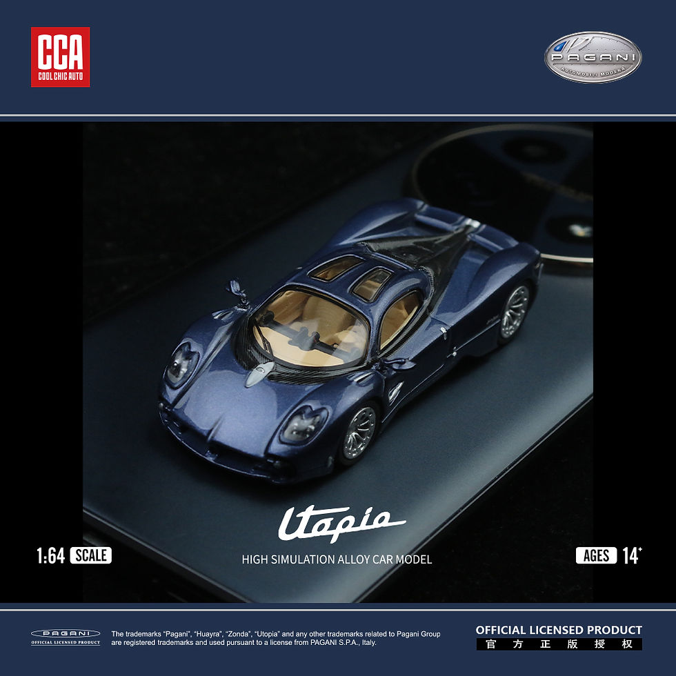 ModernDream + CCA - 1:64 Pagani Utopia - Ink Blue Pure Color